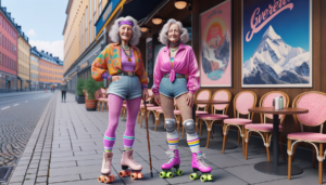 Mari og Inga vil til toppen av Mt.Everest – på rulleskøyter